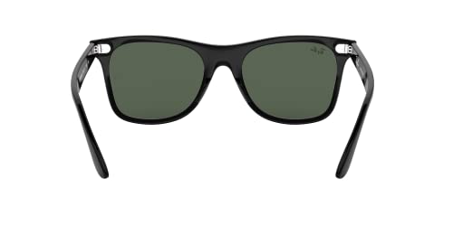 Ray-Ban Blaze Wayfarer Square Sunglasses, Black/Dark Green