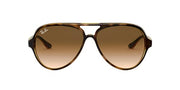 Ray-Ban Aviator Sunglasses, Light Havana/Clear Gradient Brown