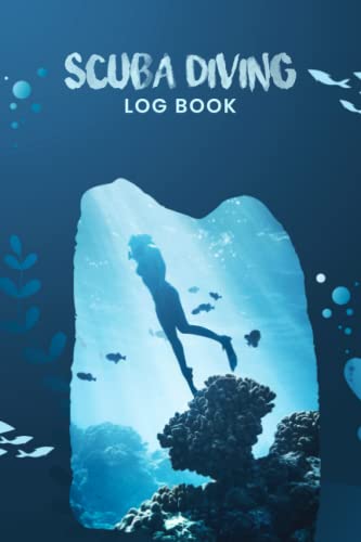 Scuba Diving LogBook: Over 100 Dive, Gift for Beginner, Intermediate and Experienced Divers, interior with watercolor sea animals design