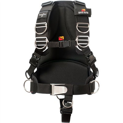 Dive Rite Transpac XT Scuba Diving Harness System with Soft Backplate (Medium)