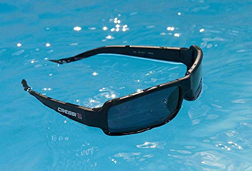 Cressi Bahia Adult Sport Sunglasses, Polarized Lenses, Protective Case - Best for Boating, Sailing, Fishing, Running, Hiking, Cycling