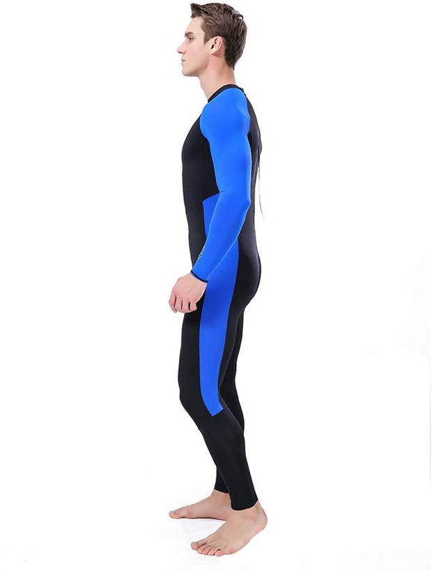 Full Body Dive Wetsuit Sports Skins Rash Guard for Men Women, UV Protection Long Sleeve One Piece Swimwear for Snorkeling Surfing Scuba Diving Swimming Kayaking Sailing Canoeing (S)