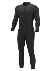 Hevto Men Wetsuits 3/2mm Neoprene Front Zip Full Wet Suit * * Up To 4XL * *