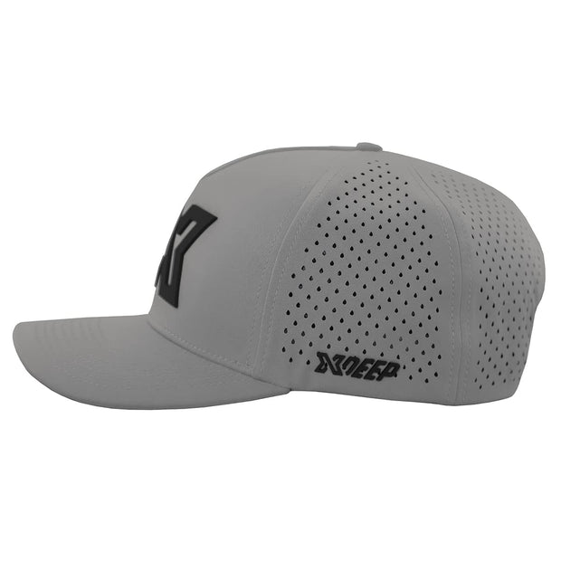 xdeep After Dive Baseball Hat, Unisex Low Crown Adjustable Size Cap (Gray/Black)