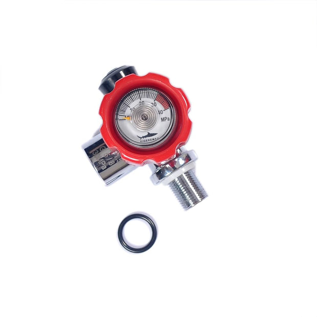 TUDIVING-DIN Valve Scuba Diving Adapter Filling Station,Diving Aluminum Cylinder Large to small Bottle Connection Valve,Scuba Diving Valve for PCP Air Tank M18x1.5