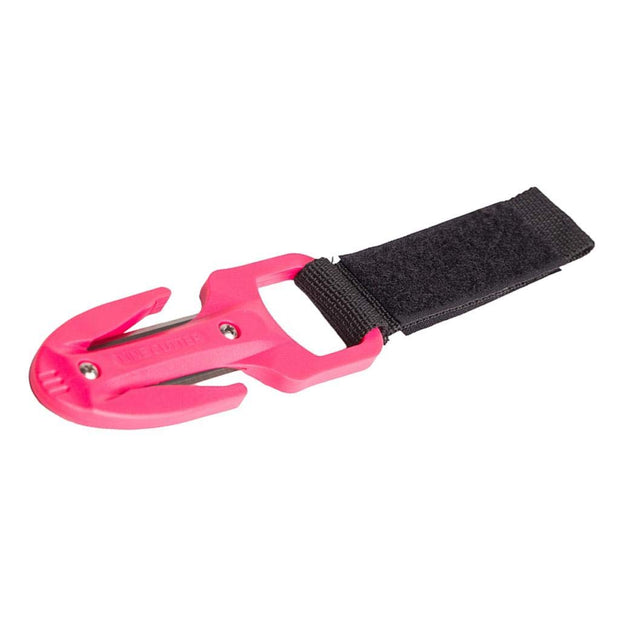 Tongina Scuba Diving Dual Dive Rope Cutter Blade with Sheath Bag, Pink