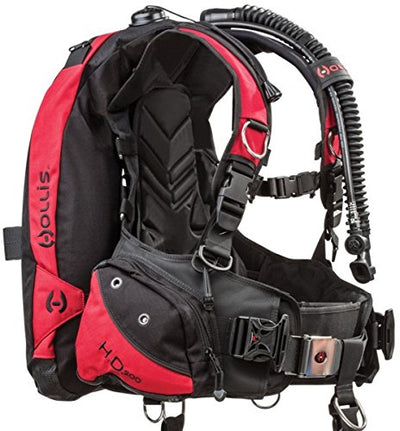 Hollis HD200 BC/BCD Weight Integrated Scuba Diving Buoyancy Compensator (Medium)