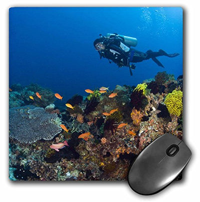 Scuba Diver Mouse Pad