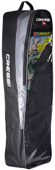 Cressi Long Fins Set Bag - Freediving Scuba Gear Bag Made in Premium Material Quality Since 1946