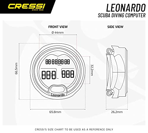 Cressi Leonardo, black/grey