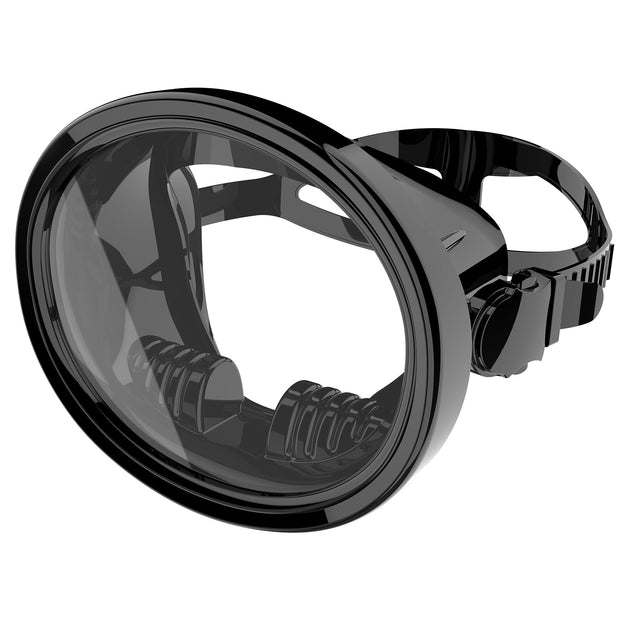 Jwintee Diving Mask Scuba Mask Spearfishing Mask Freediving Water Mask Tempered Glass Oval HD Anti-Fog Scuba Goggles for Adults