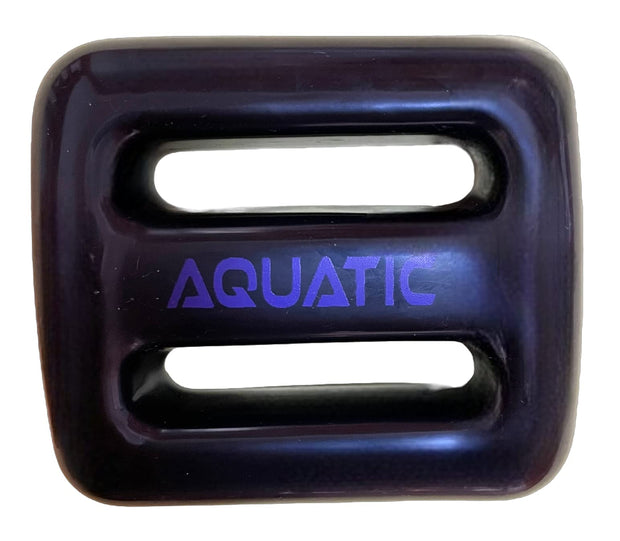 AQUATIC - Dive Weights - 1.1lb or 2.2lb or 3.3lb (0.5Kg or 1Kg or 1.5Kg) - Coated Black for Scuba, Freediving, Spearfishing (1.1lb (0.5Kg))