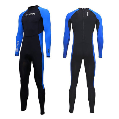 Full Body Dive Wetsuit Sports Skins Rash Guard for Men Women, UV Protection Long Sleeve One Piece Swimwear for Snorkeling Surfing Scuba Diving Swimming Kayaking Sailing Canoeing (S)