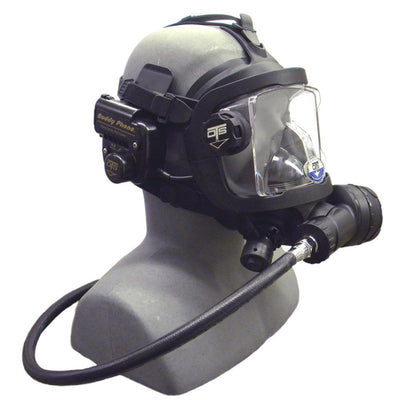 OTS Guardian Full Face Dive Mask with Communications Package - Black/Black
