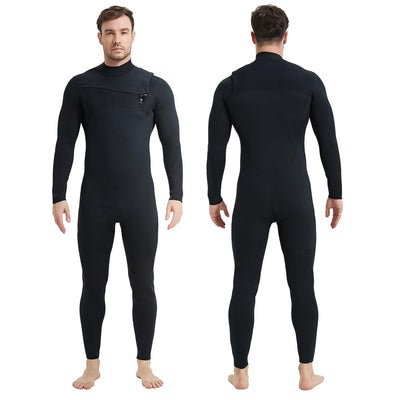 Lemorecn Men’s Wetsuit 4/3mm Chest Zip Full Wetsuit * * Up to 4XL * *