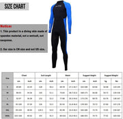 Full Body Dive Wetsuit Sports Skins Rash Guard for Men Women, UV Protection Long Sleeve One Piece Swimwear for Snorkeling Surfing Scuba Diving Swimming Kayaking Sailing Canoeing (S)