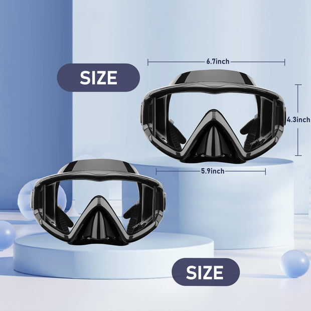 anti fog diving goggles AQUA A DIVE SPORTS Diving mask Anti-Fog Swimming Snorkel mask Suitable – Fat Guy Scuba Supply