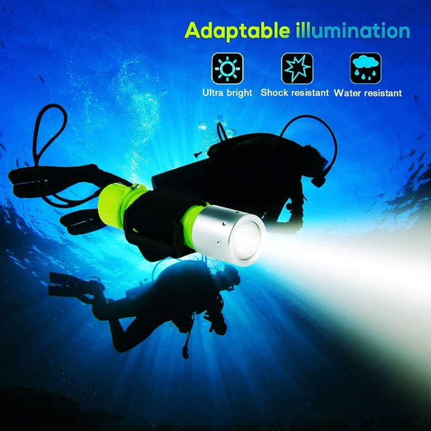 BlueFire Professional 1100 Lumen Diving Flashlight Bright Submarine Li – Fat Guy Scuba Supply