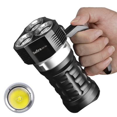 sofirn 10000 Lumen Scuba Diving Flashlight SD01 Pro Super Bright Waterproof Dive Light with Magnetic Control Switch