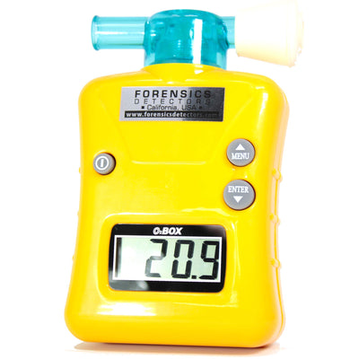 OXYGEN Analyzer by FORENSICS | 0%-100% with 0.1% resolution | Scuba, Nitrox, Divers | Water Resistant Case |