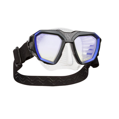 SCUBAPRO D-Mask Scuba Diving Mask, Blue/Clear, Small