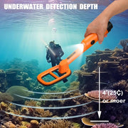 Underwater Metal Detector Submersive IP68 Fully Waterproof Metal Detector for Adults Under Water 100FT, Can detect All Metals with Large Coil, Accurate and Precise