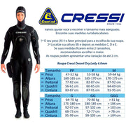 Cressi Desert 4mm Lady Dry SUit