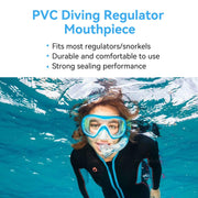 Transparent Snorkel Mouthpiece Replacement Diving Mouthpiece for Regulators scuba mouthpiece Diving Regulator Mouthpiece Diving Equipment Comfort Fit Mouth Piece Replacement Mouthpiece