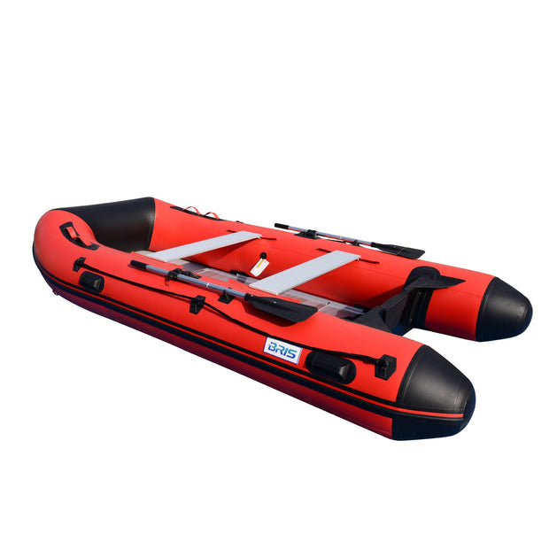 BRIS 12ft Inflatable Boat Inflatable Raft Sport Rescue Diving Boat Fishing Dinghy Tender Pontoon