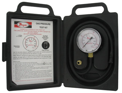 Dwyer® Low Pressure Gas Test Kit, LPTK-02, 0-32" w.c., 0-18.5 oz/in2